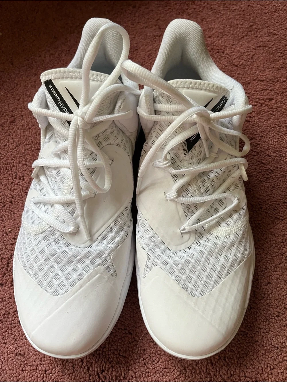 White Athletic volleyball shoes,brand new never worn.